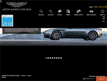 Tablet Screenshot of napletonsastonmartinofchicago.com